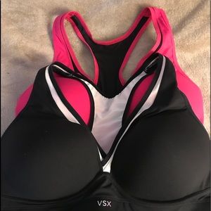Lot of 2 38D Victoria’s Secret VSX Sport Bras.